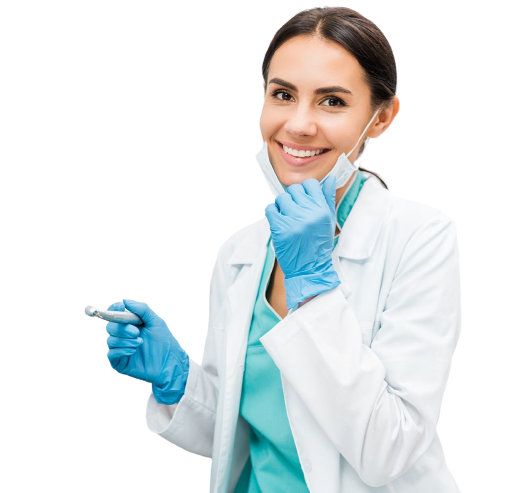 Dentist welcoming patients at THE ROOTS clinic